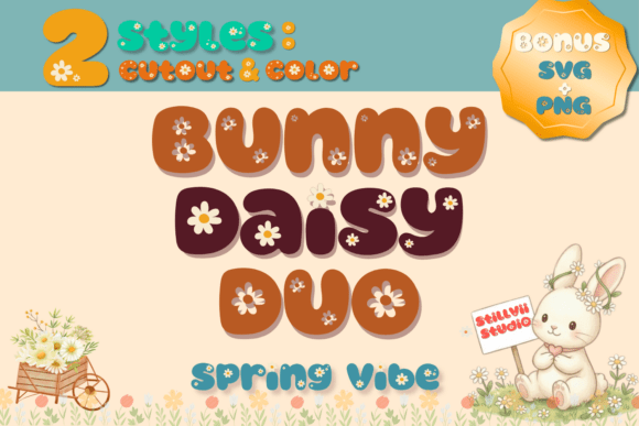 Bunny Daisy Duo Font - Featured Image