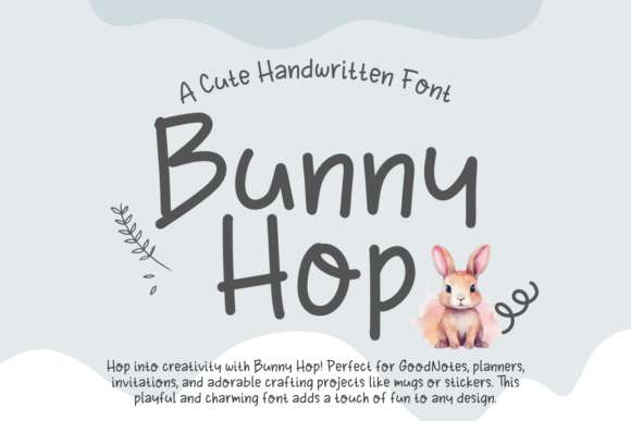 Bunny Hop Font - Featured Image