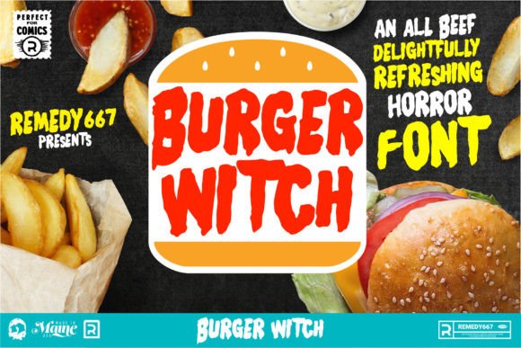 Burger Witch Font - Featured Image