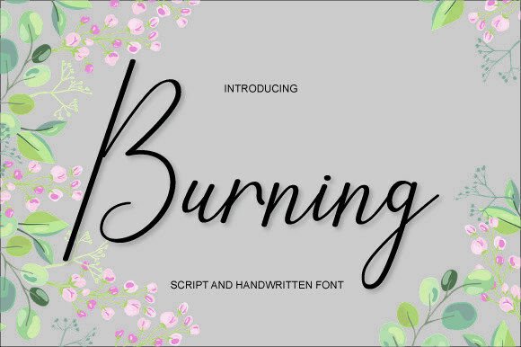 Burning Font - Featured Image