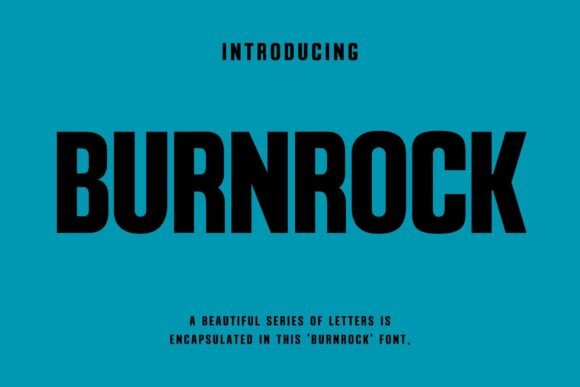 Burnrock Font - Featured Image