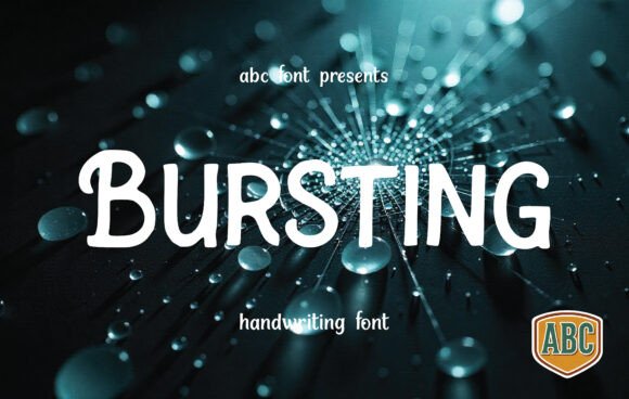 Bursting Font - Featured Image