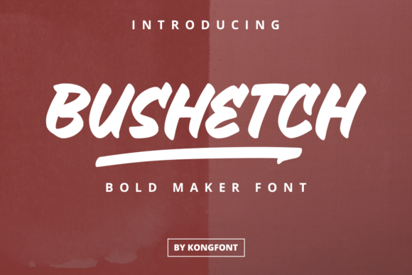 Bushetch Font - Featured Image