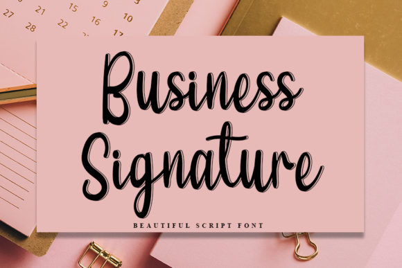 Business Signature Font - Featured Image