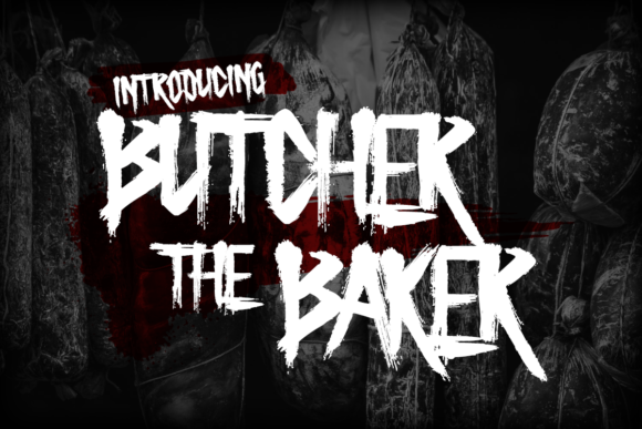 Butcher the Baker Font - Featured Image