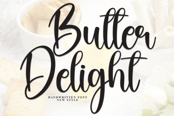 Butter Delight Font - Featured Image