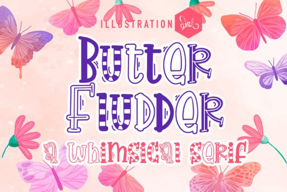 Butter Fludder Font - Featured Image