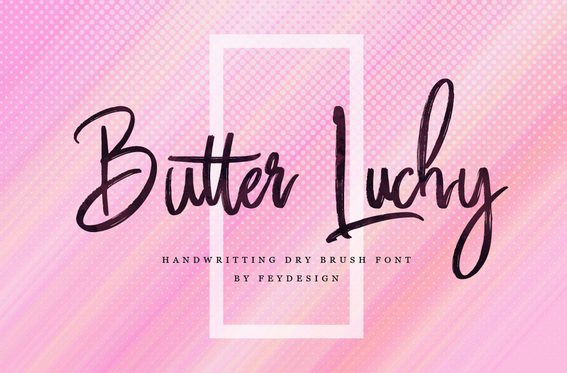 Butter Luchy Font - Featured Image