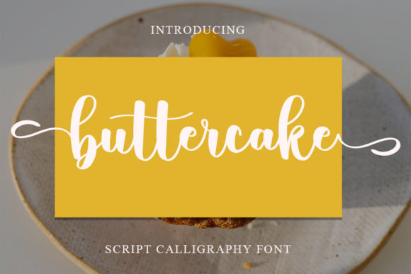 Buttercake Font - Featured Image