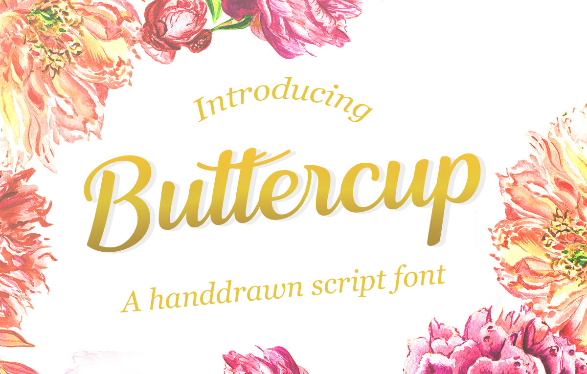 Buttercup Font - Featured Image