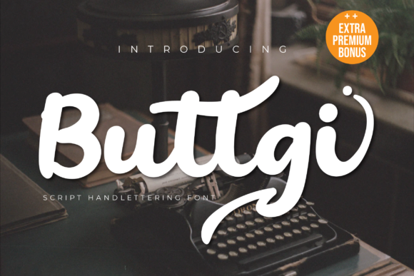 Buttgi Font - Featured Image