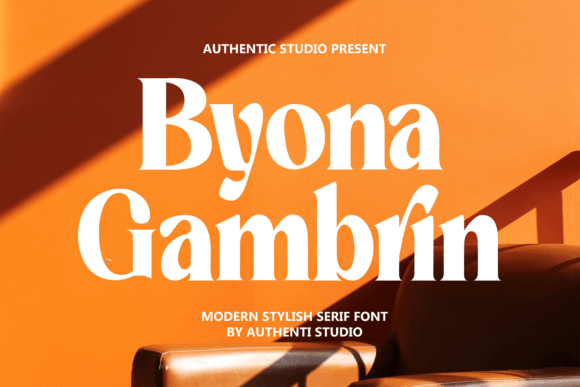Byona Gambrin Font - Featured Image