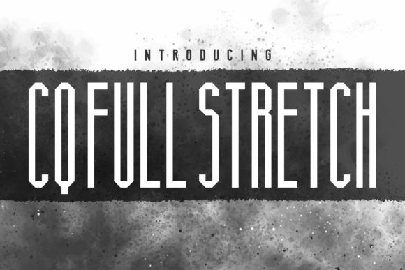 CQ Full Stretch Font - Featured Image