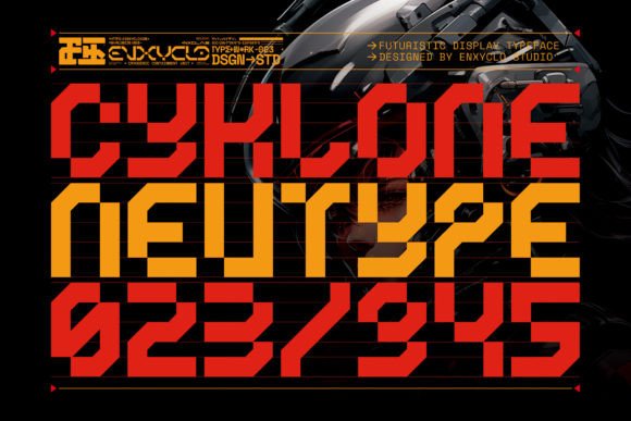 CYKLONE Font - Featured Image