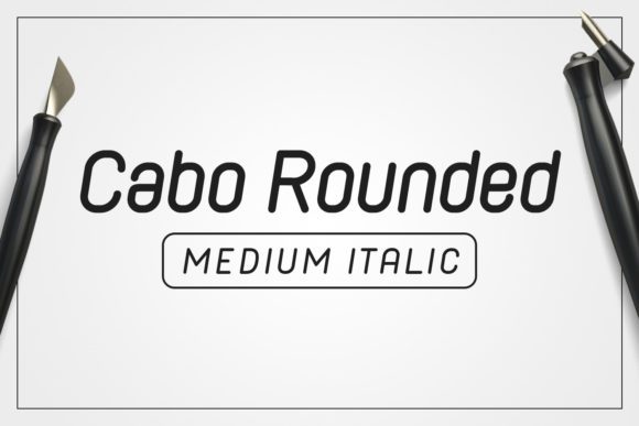 Cabo Rounded Medium Italic Font - Featured Image