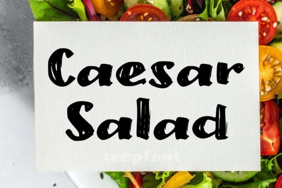 Caesar Salad Font - Featured Image