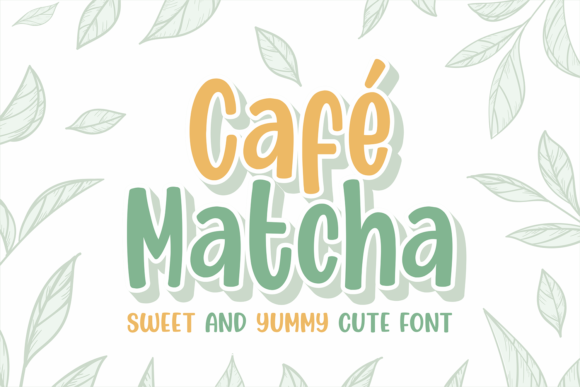 Cafe Matcha Font - Featured Image