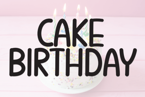 Cake Birthday Font - Featured Image