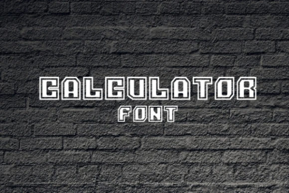 Calculator Font - Featured Image