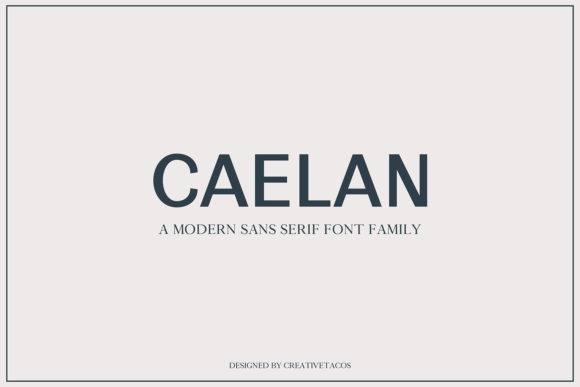 Calean Family Font - Featured Image