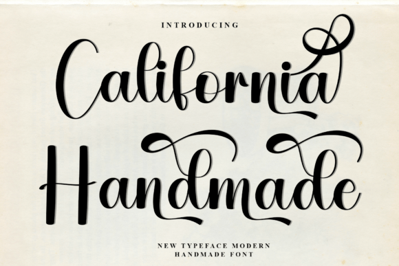 California Handmade Font - Featured Image