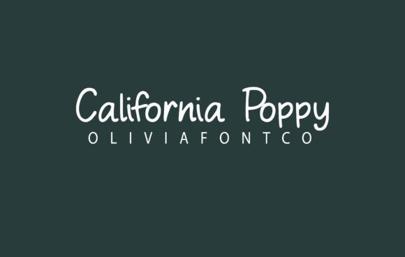 California Poppy Font - Featured Image