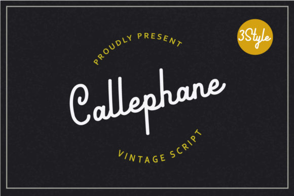 Callephane Font - Featured Image