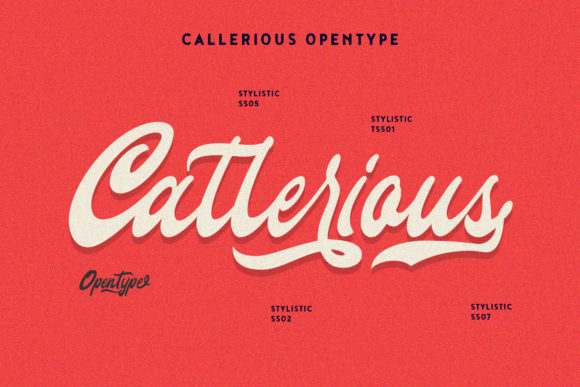 Callerious Font - Featured Image