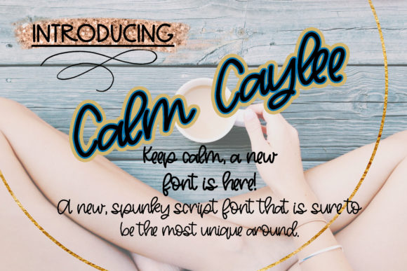 Calm Caylee Font - Featured Image