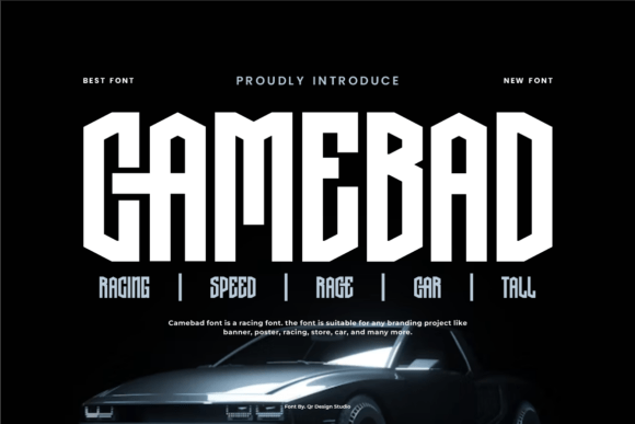 Camebad Font - Featured Image