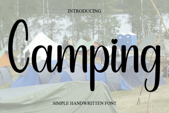Camping Font - Featured Image