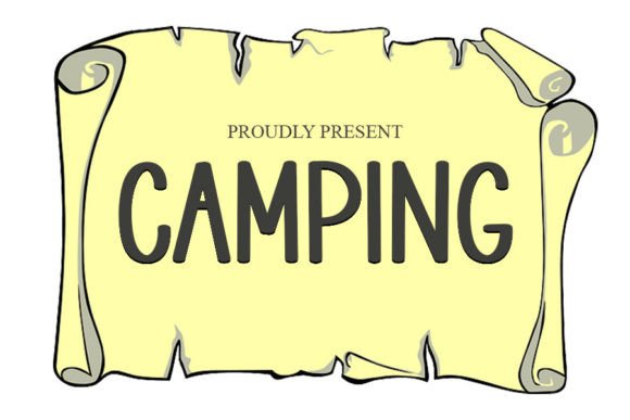 Camping Font - Featured Image