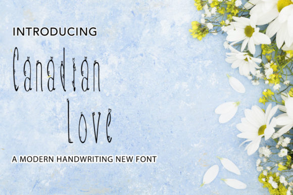 Canadian Love Font - Featured Image