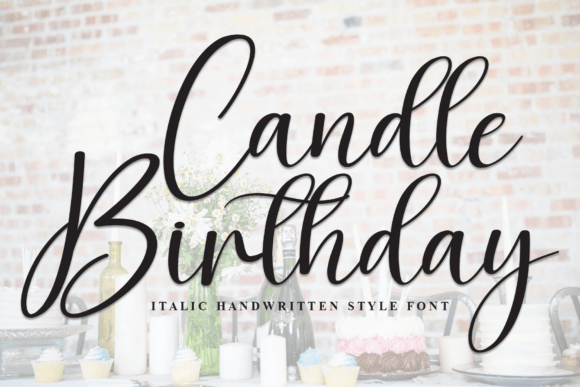 Candle Birthday Font - Featured Image