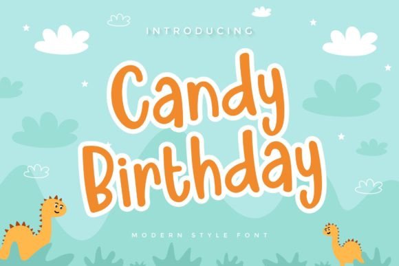 Candy Birthday Font - Featured Image