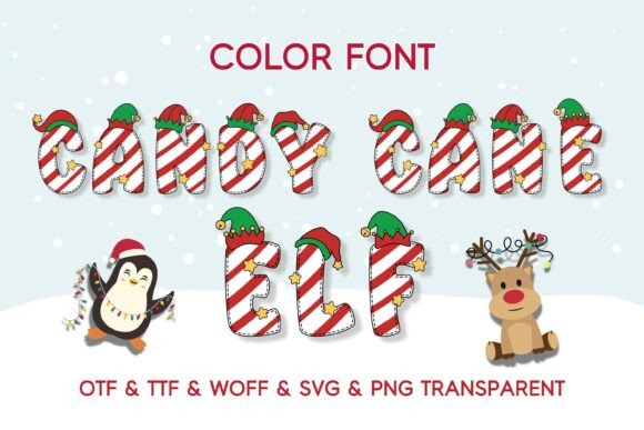 Candy Cane Elf Font - Featured Image