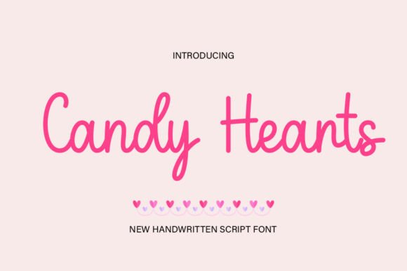 Candy Hearts Font - Featured Image