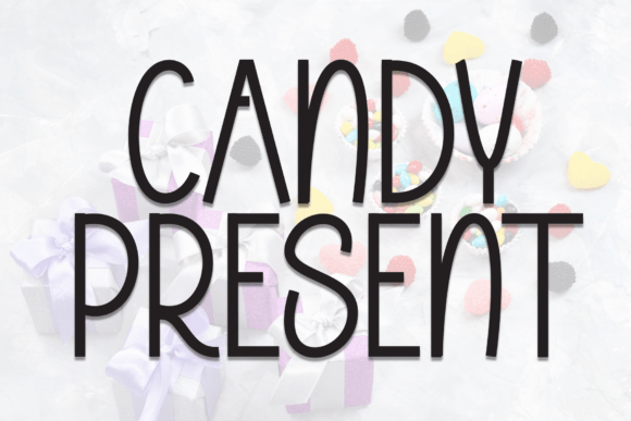 Candy Present Font - Featured Image
