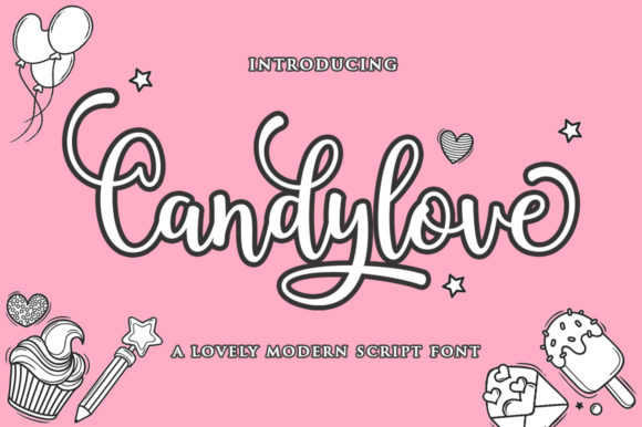 Candylove Font - Featured Image