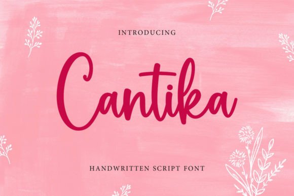 Cantika Font - Featured Image