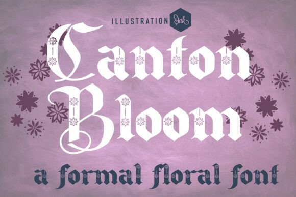Canton Bloom Family Font - Featured Image
