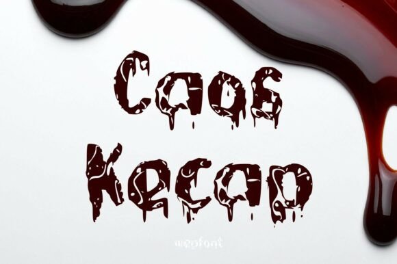 Caos Kecap Font - Featured Image
