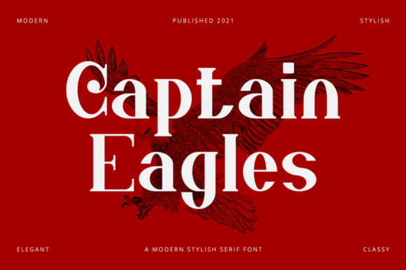 Captain Eagles Font - Featured Image