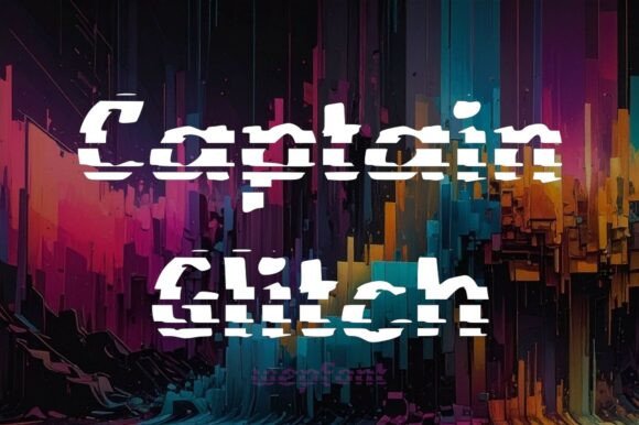 Captain Glitch Font - Featured Image