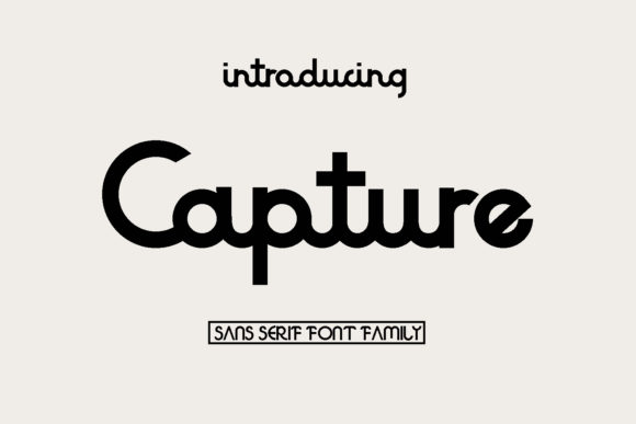 Capture Font - Featured Image