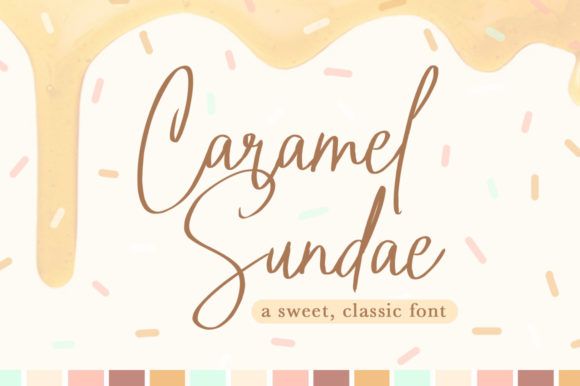 Caramel Sundae Font - Featured Image