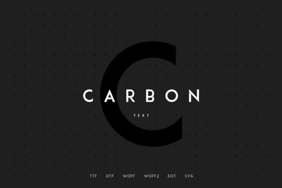 Carbon Font - Featured Image