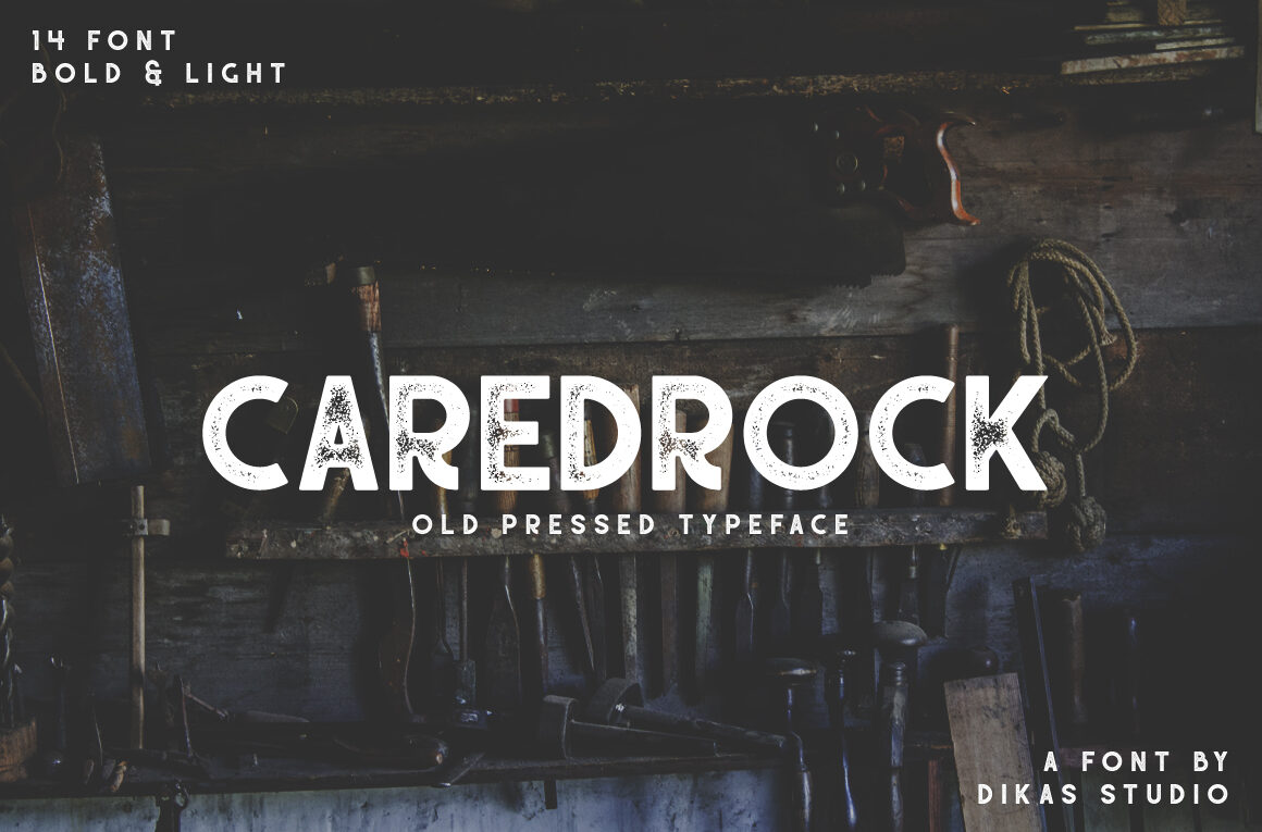 Caredrock Font - Featured Image