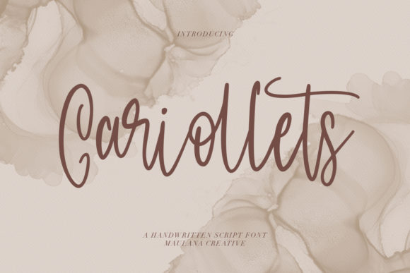 Cariollets Font - Featured Image