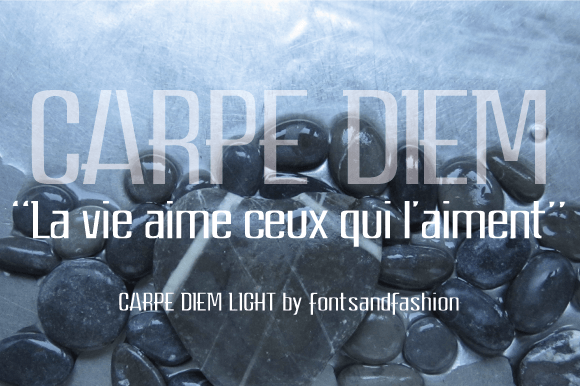 Carpe Diem Light Font - Featured Image